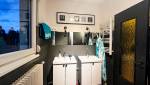 Une transformation de salle de bains en buanderie
