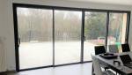 Naie vitrée double vantaux vue intérieure pavillon à MAGNY-LE-HONGRE (77700)