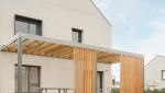 Extension de maison de 20 m² à Vertou - vue extérieur pergola