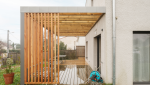 Extension de maison de 20 m² à Vertou - vue extérieur pergola