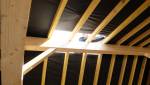 Travaux de charpente et couverture : travaux en cours, Genay (69730)