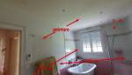 Salle de bain avant rénovation - Prise de mesures pour rénover maison