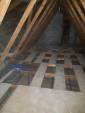 Plancher des combles perdus avant travaux d'isolation par épandage d'isolant en vrac en laine de verre - Ambérieu-en-Bugey 01500