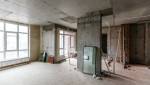 Le chantier à nu, appartement à Deauville
