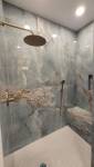 Marbre vert espace douche