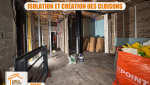 aménagement intérieur, mise en peinture, pose de cloisons, accompagnement travaux, travaux sur mesure