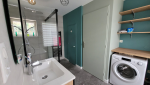 Rénovation salle de bain - vert