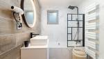 Rénovation complète d’une salle de bain à Sautron douche