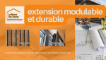 Extension modulable et durable à Vesoul : bardage bois, alu et plans flexibles avec La Maison Des Travaux Vesoul.