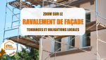 façade maison, rénovation extérieure, parement pierre, peinture façade, réglementation urbanisme, La Maison des Travaux Moûtiers, devis façade Moûtiers, courtier en travaux Moûtiers