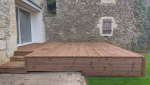 Terrasse en bois en haute savoie 