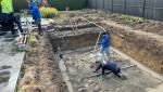 création d'une chape pour une meilleure stabilisation 