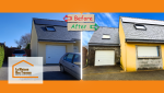 Agen - Extension de maison réussie 🏡 Avant/Après d’un garage agrandi pour plus de confort et d’espace. Un projet réalisé par La Maison Des Travaux.