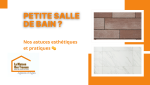 Optimisez l’espace de votre petite salle de bain à Agen : idées esthétiques par Sandrine FERIN, courtier en travaux.
