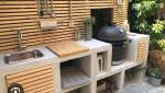 meubles pour une cuisine extérieure