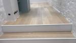 Après les travaux -  Pose du parquet, et de baguettes de finition sur l'escalier