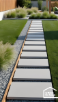 exemple jardin paysager entretien minimal