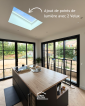 Cuisine dans l'extension avec velux (Crosne 91560)