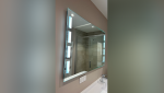 Rénovation maison - salle de bain miroir