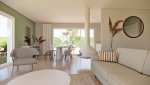 Rénovation complète d'une pièce de vie à Basse-Goulaine 44115 - visualisation 3D