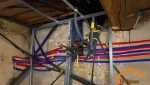 AVANT Impplantation des lignes électriques dans la maison
