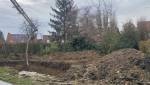 Coulage de la dalle béton à l'aide d'un bras télescopique 