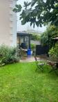 terrasse réaménagée dans le jardin