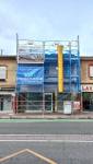 Chantier de rénovation de couverture en sécurité