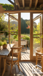 veranda avec finition haut de gamme