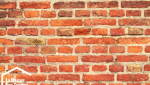 Mur en bique rénové