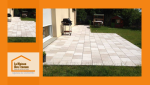 Terrasse terminée à Plomeur : carrelage haut de gamme posé avec rigueur, parfait pour valoriser une maison secondaire.