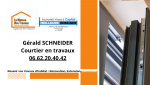 Gérald Schneider, courtier à Vesoul – Rénovation, extension, déco. Contactez-le au 06 62 20 40 42.