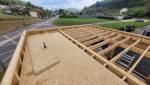 Construction d’un garage double à Vinay ossature 