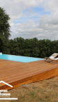 APRES - Terrasse en bois autour de la piscine