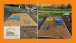 Installation d’une fosse septique à Saint-Caprais-de-Lerm – Pose et finition soignée pour un assainissement conforme et efficace. 🚧 
