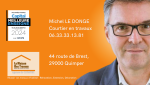 Michel Le Donge, votre courtier en travaux à Plomeur. Rénovation, extension, décoration – faites confiance à La Maison Des Travaux Quimper !