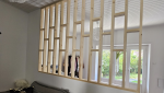 Installation d’un claustra bois sur mesure – Bischwiller