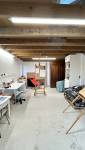 garage transformé en atelier