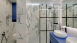 Salle de bain marbre 