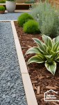 bordure jardin moderne sans entretien