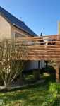 Structure terrasse pilotis bois Bruz
