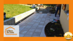 Terrasse à Plomeur : préparation soignée du sol pour une base stable avant la pose de carrelage, par Michel Le Donge, courtier à Quimper.