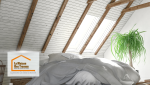 Chambre cosy sous combles à Marmande, projet déco réalisé par La Maison Des Travaux de Marmande.