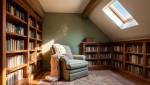 Aménagement d'un coin lecture dans les combles - Nantes 44