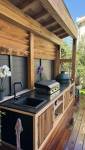 cuisine extérieure en bois