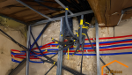 AVANT Impplantation des lignes électriques dans la maison