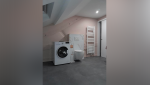 Salle de bain - Machine à laver et WC
