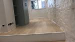 Après les travaux -  création d'un escalier pour aller dans le coin bureau