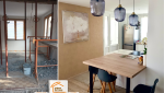 La Maison des Travaux Moûtiers, étude structure mur porteur, faux plafond avec LED, artisan cuisine Savoie, pose cuisine sur-mesure