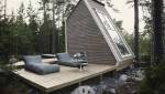 Cabane d'architecte métal et bois avec Velux® en façade